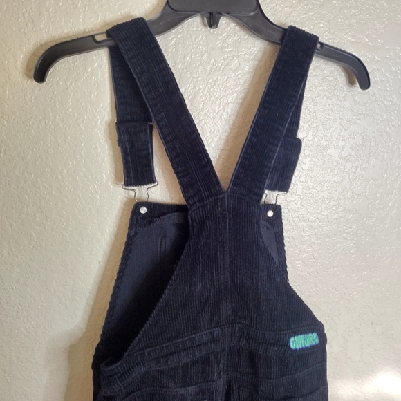 Empyre Suzie Black Corduroy Overalls Sz S - Picture 8 of 11